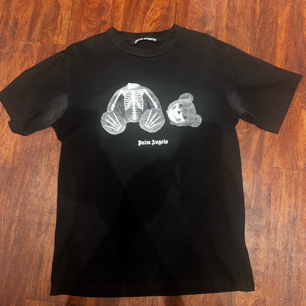 Palm Angels Black Graphic Tee